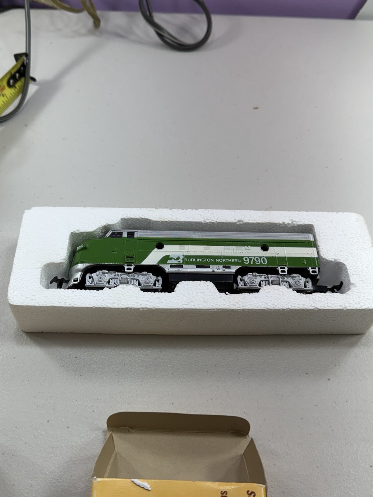 HO Scale Life Like Burlington Northern F7A Diesel Locomotive Engine #9790