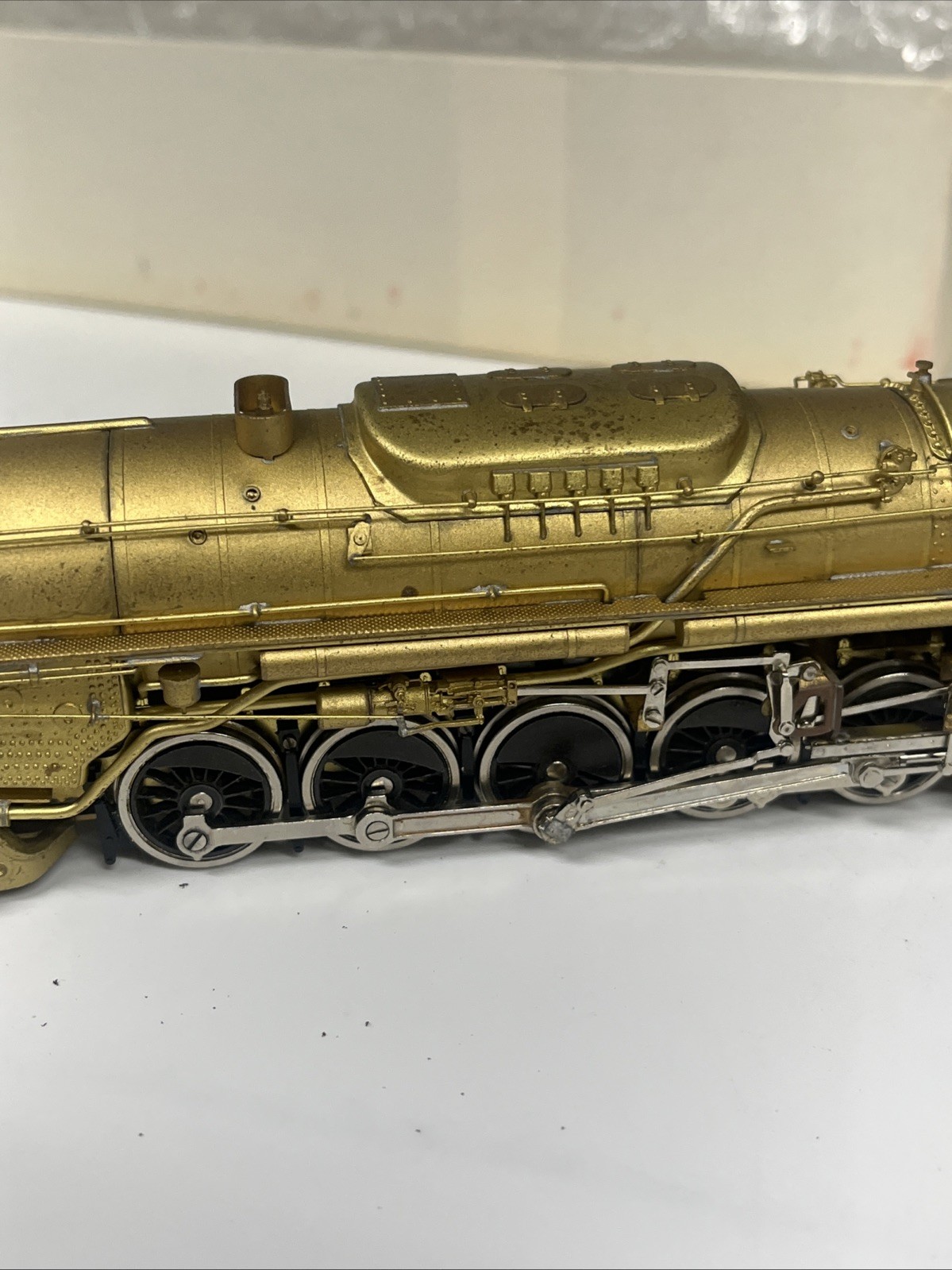 Ho Scale brass engine & caboose- Pennsylvania J-1 2-10-4 Westside Model Company