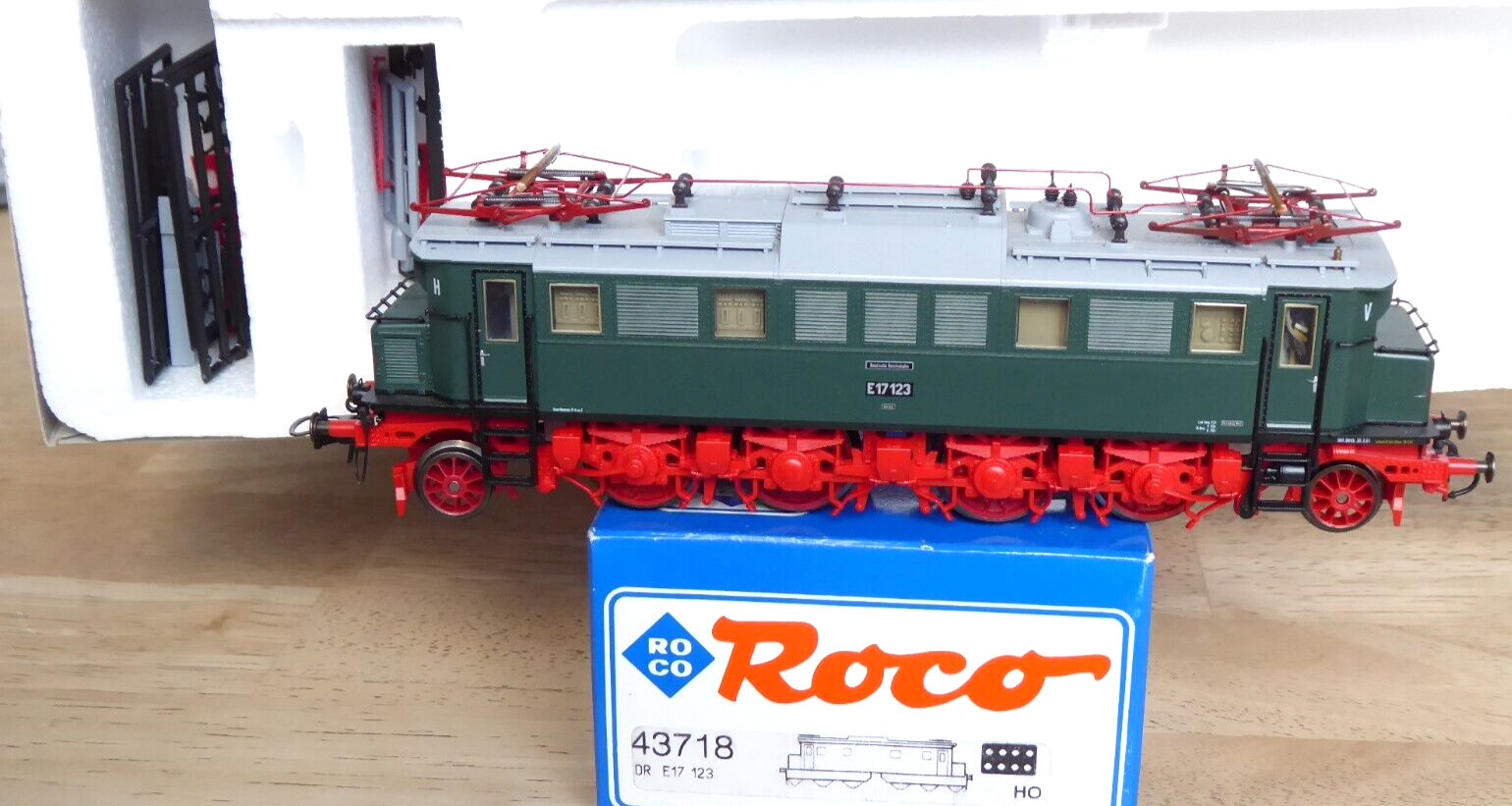 Roco 43718 H0 Dcc-Digital Locomotive E 17 123 the Dr Epoch 3 Well Preserved, Ob