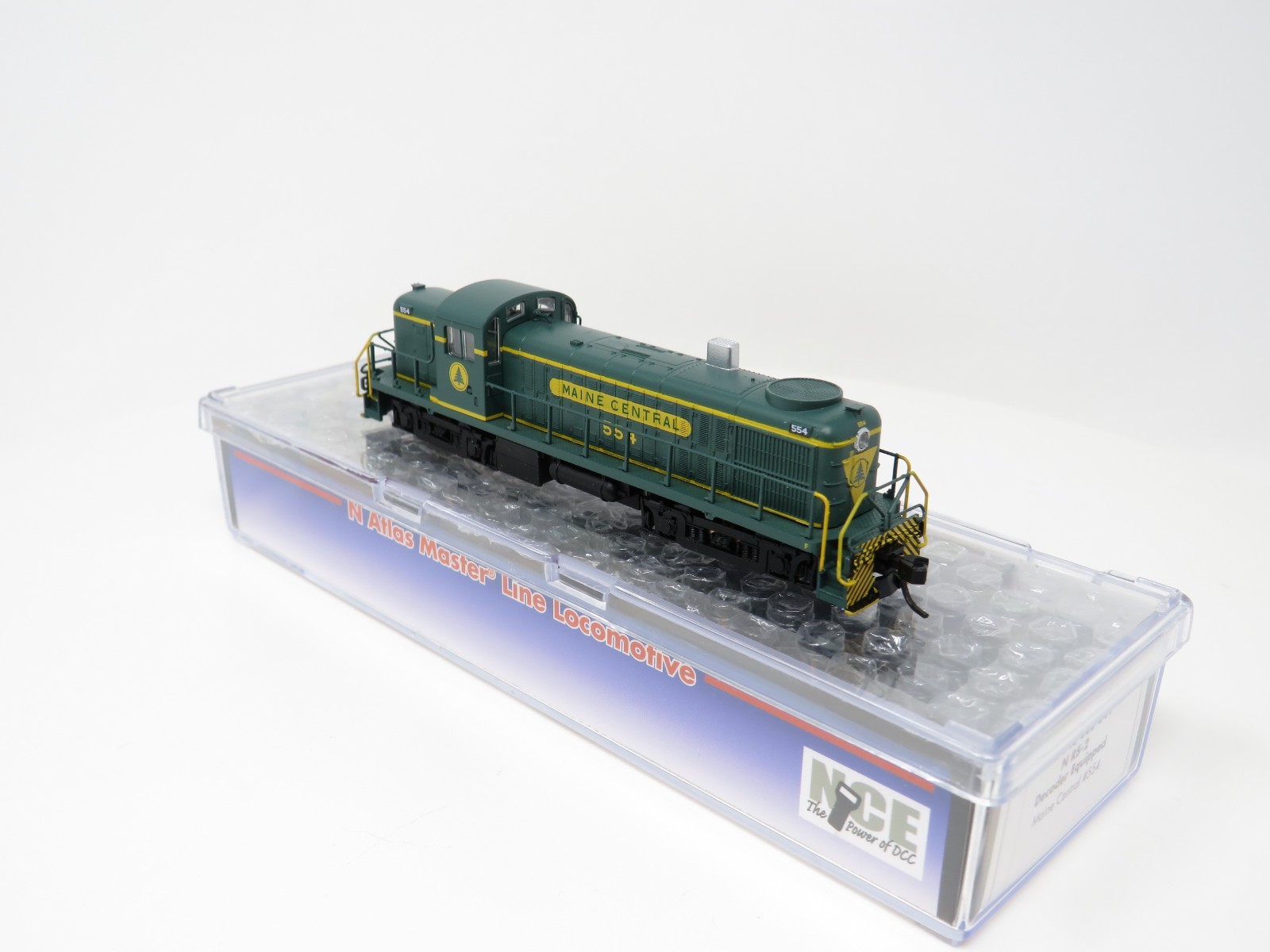 Atlas N 40005041 DCC Maine Central MEC #554 RS-2 Diesel Switcher Locomotive