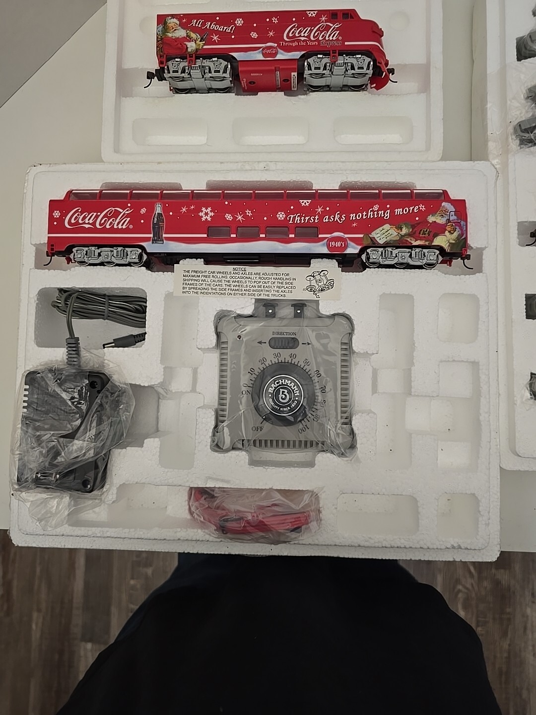 Coca-Cola Thru The Years F3 Train Set Bradford Exchange Hawthorne Village