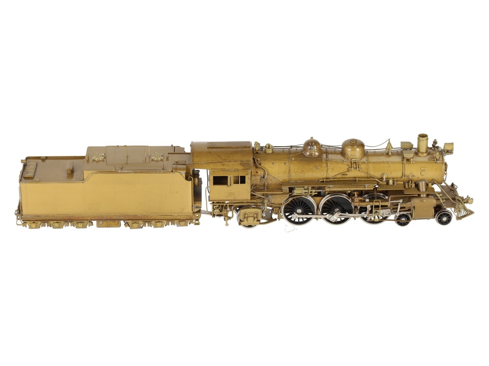 Hallmark Models 1369/1376 HO ATSF 4-6-2 Steam Locomotive & Tender -Unpainted EX