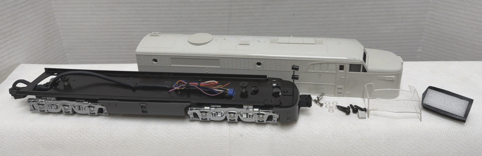 RAILKING BY MTH ALCO PA NON-POWERED DIESEL A-UNIT UNDECORATED. NEW MTH PARTS. #7