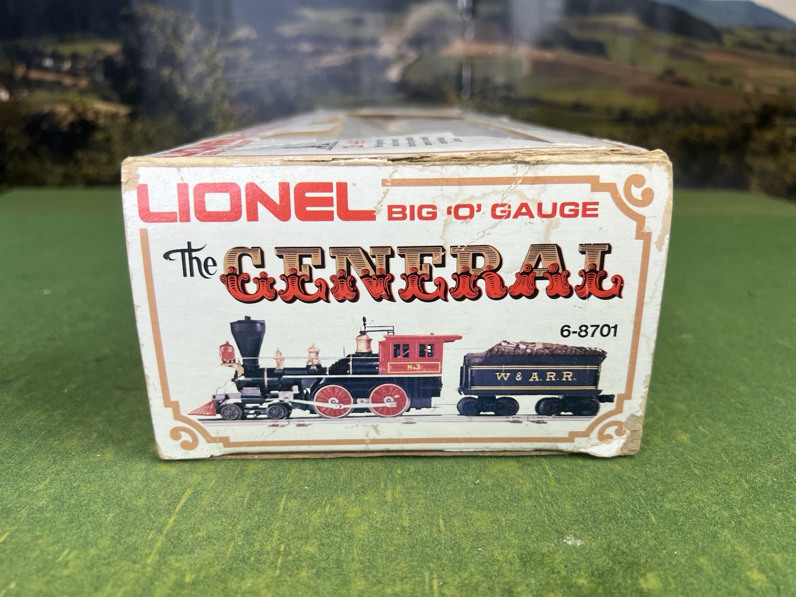 LIONEL 6-8701 VINTAGE BIG W&A.R.R. THE GENERAL 4-4-0 LOCOMOTIVE & TENDER C-7!!
