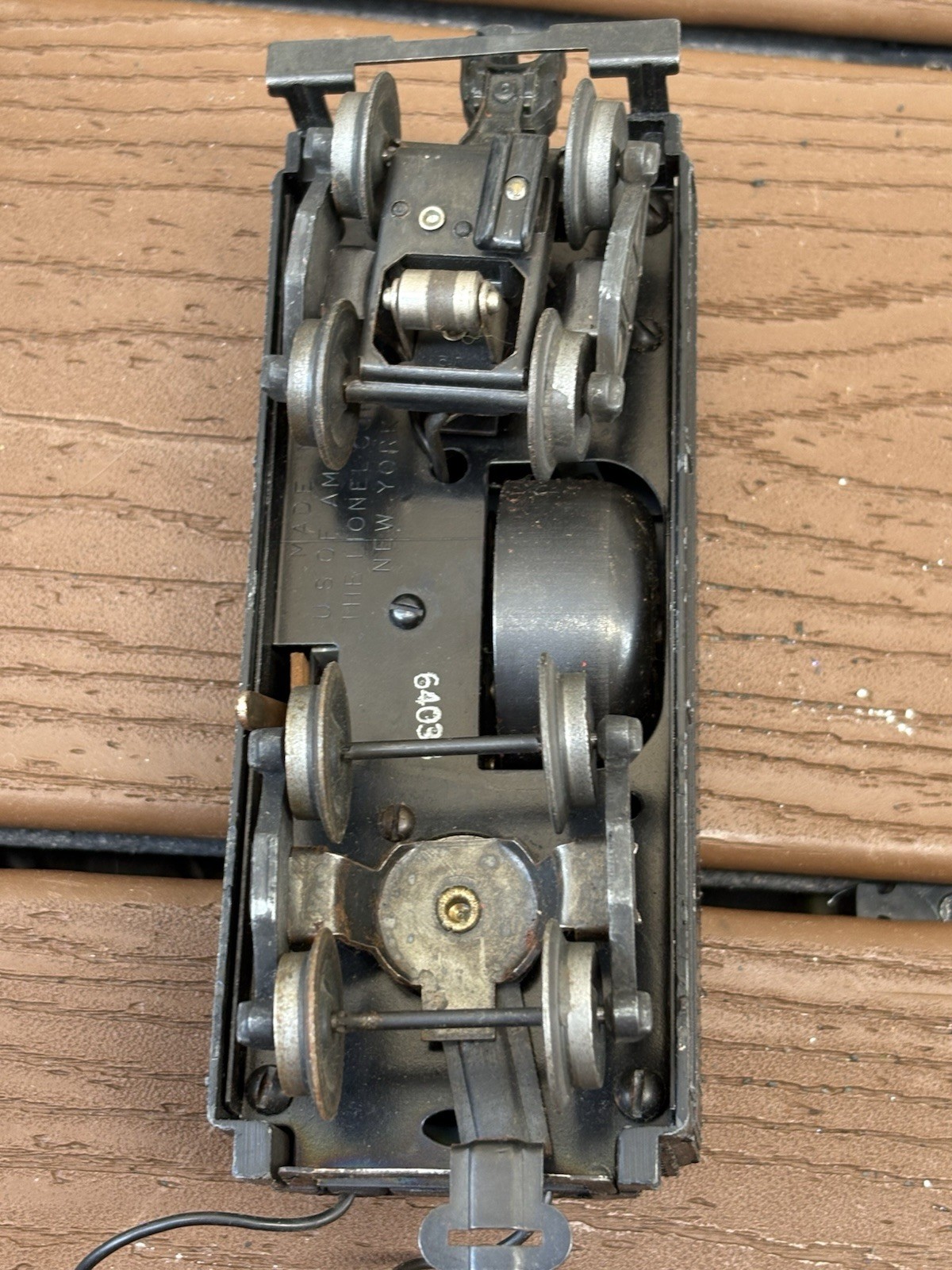 Lionel No 1656 Steam Switch Locomotive,Slope Back Tender 6403B,Box 6654W POSTWAR