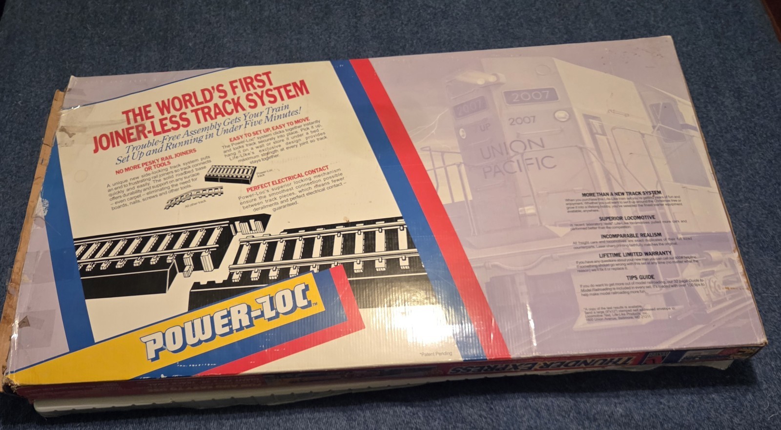 Life Like Trains Thunder Express HO Scale Electric Train Set Union Pacific