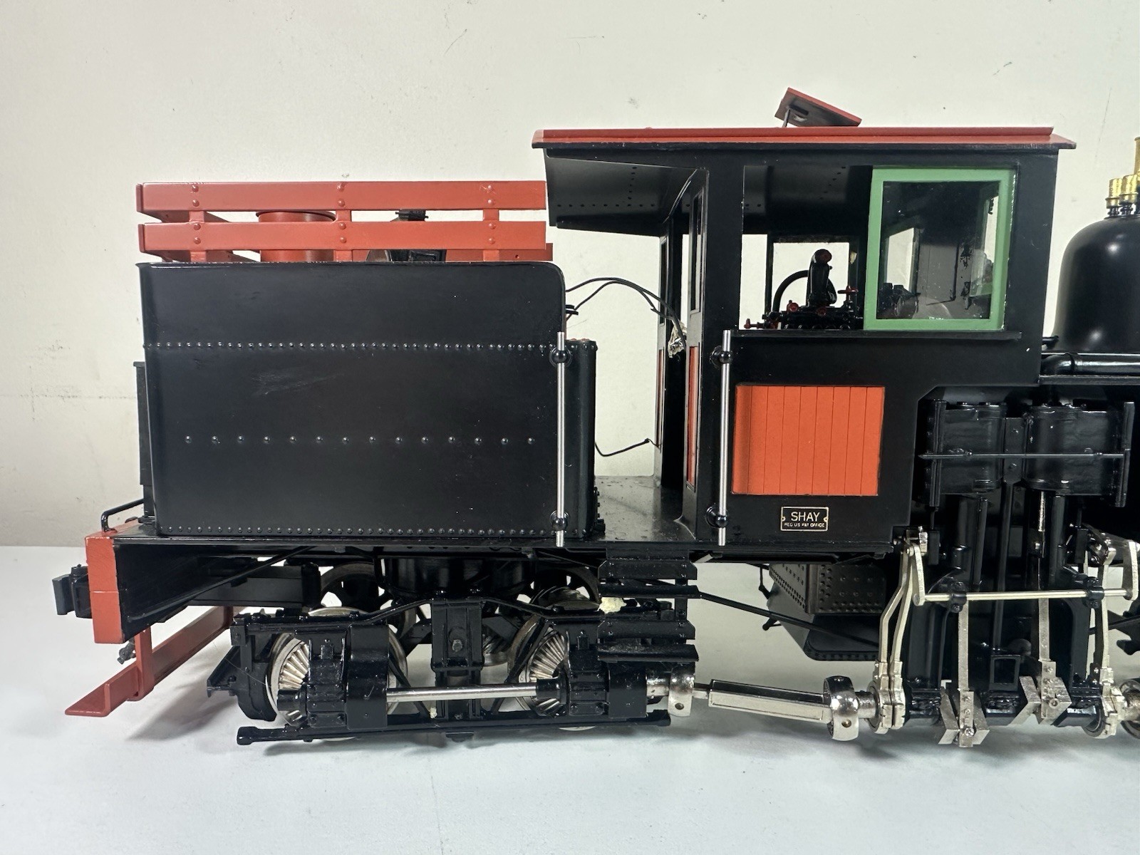 F 1:24 Scale Brass Precision Model 18 Ton Wood Burning Shay #98011-1 Iron Horse