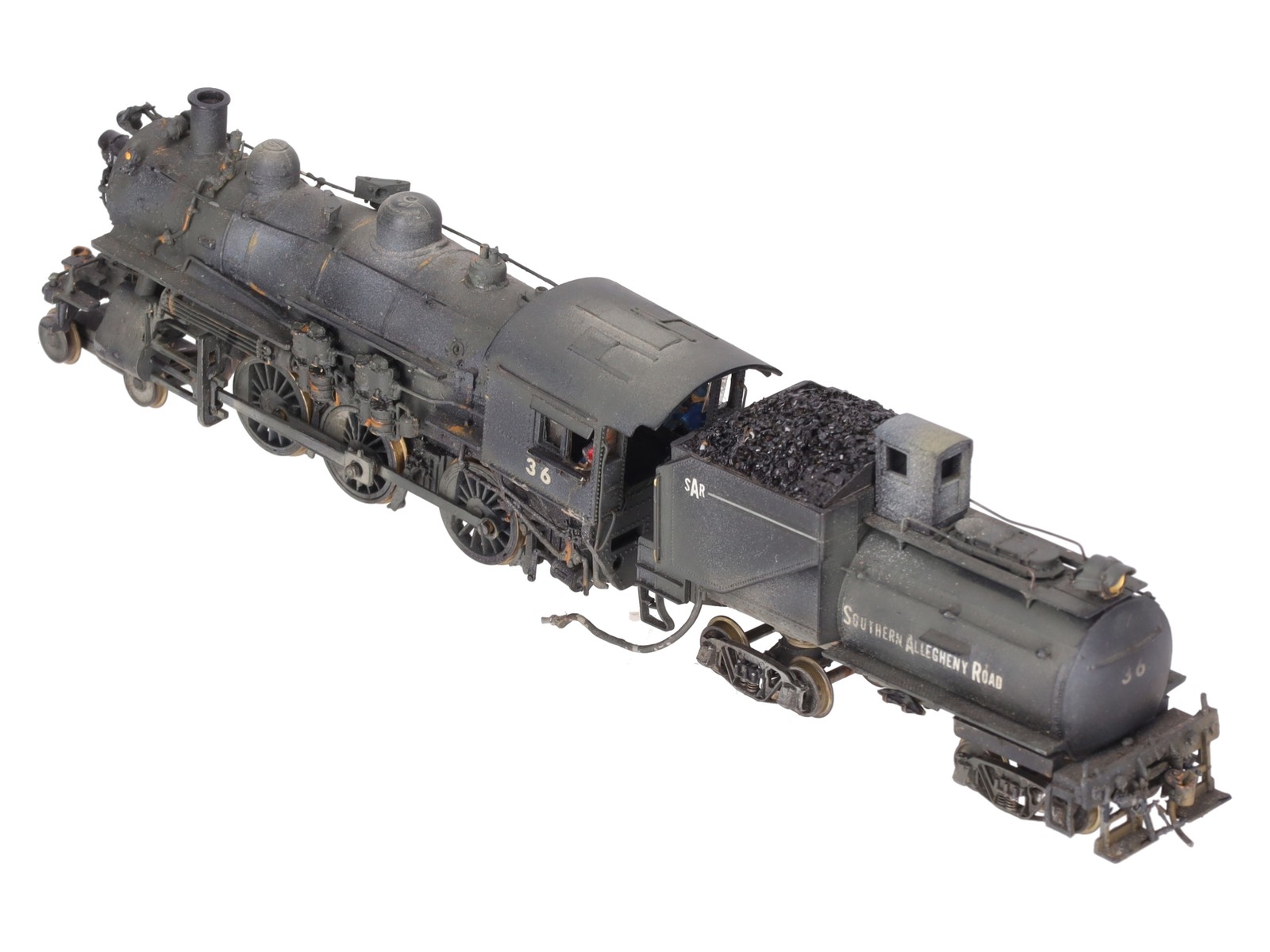 Roundhouse 455 HO Scale SAR 4-6-0 10 Wheeler Loco – Assembled/Custom