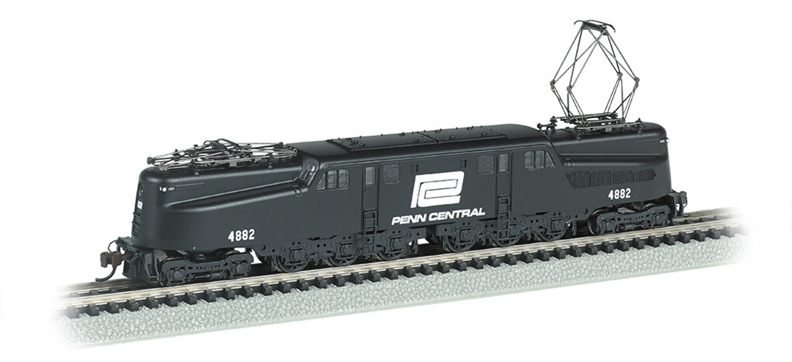 Bachmann 65255 N Scale GG-1 Black & White DCC Ready Penn Central #4882