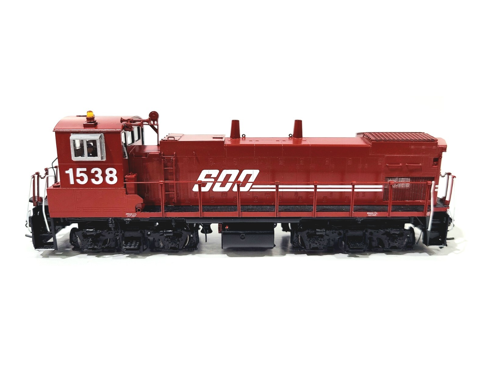 Overland OMI SOO EMD MP15AC Soo Line Railroad #1538 HO Brass Model #6817.1