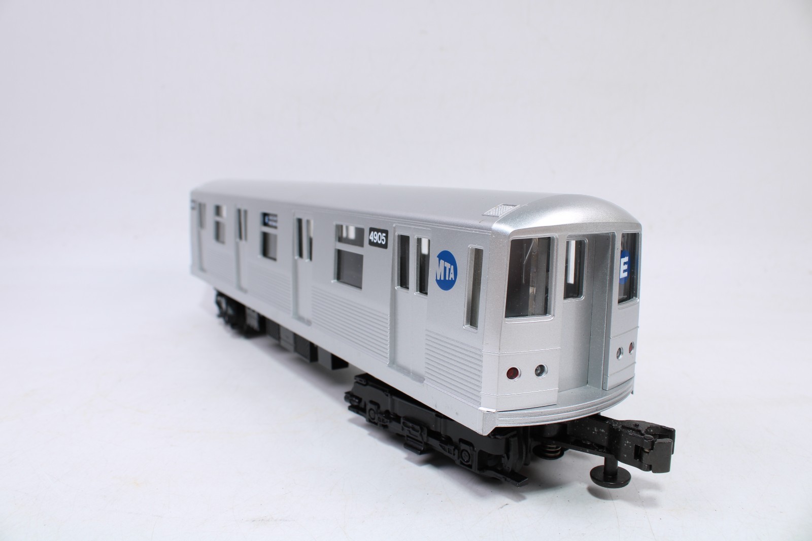 MTH 30-2162-0 O Gauge 4-Car Subway Set MTA Silver w/Horn