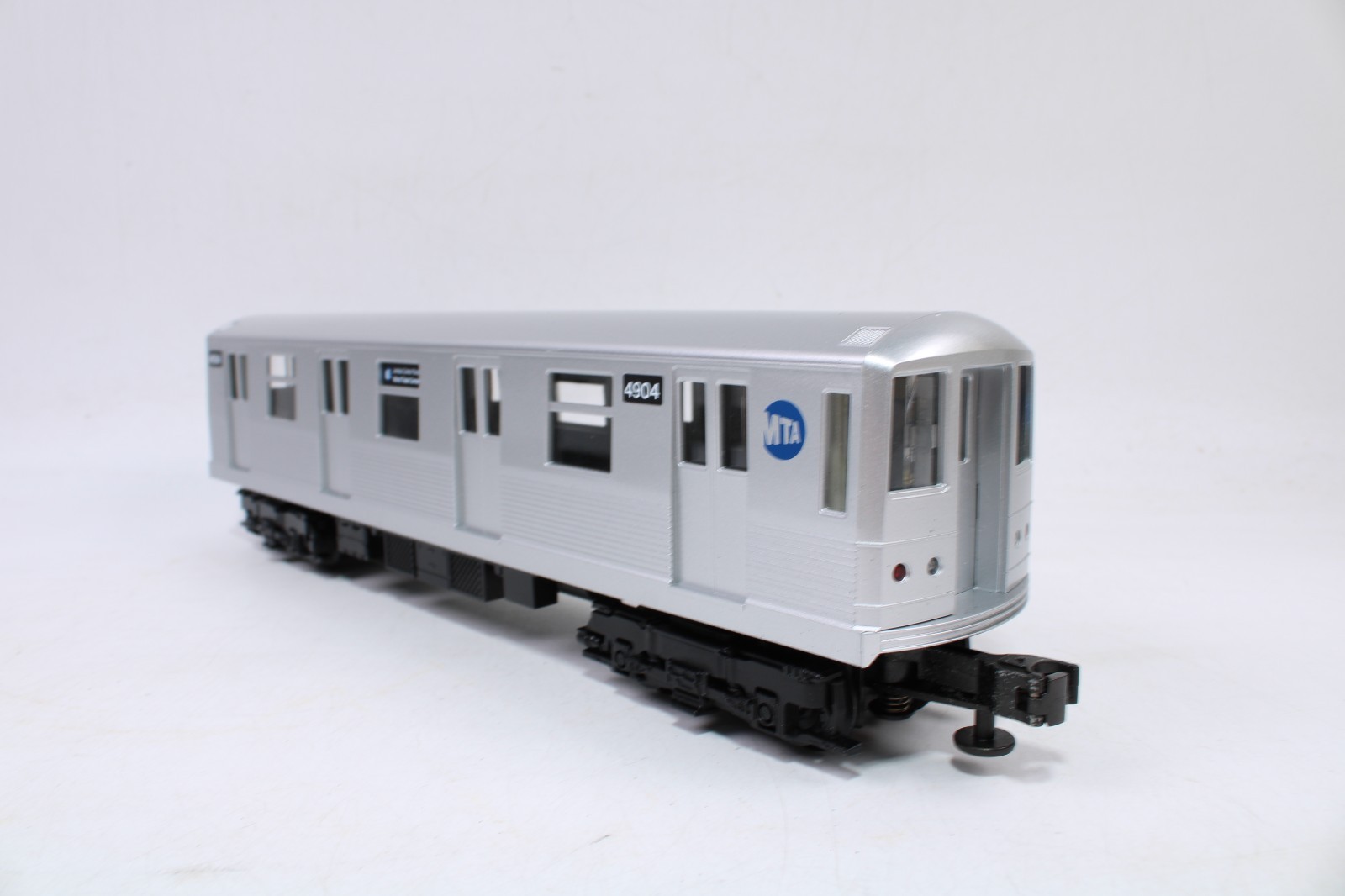 MTH 30-2162-0 O Gauge 4-Car Subway Set MTA Silver w/Horn