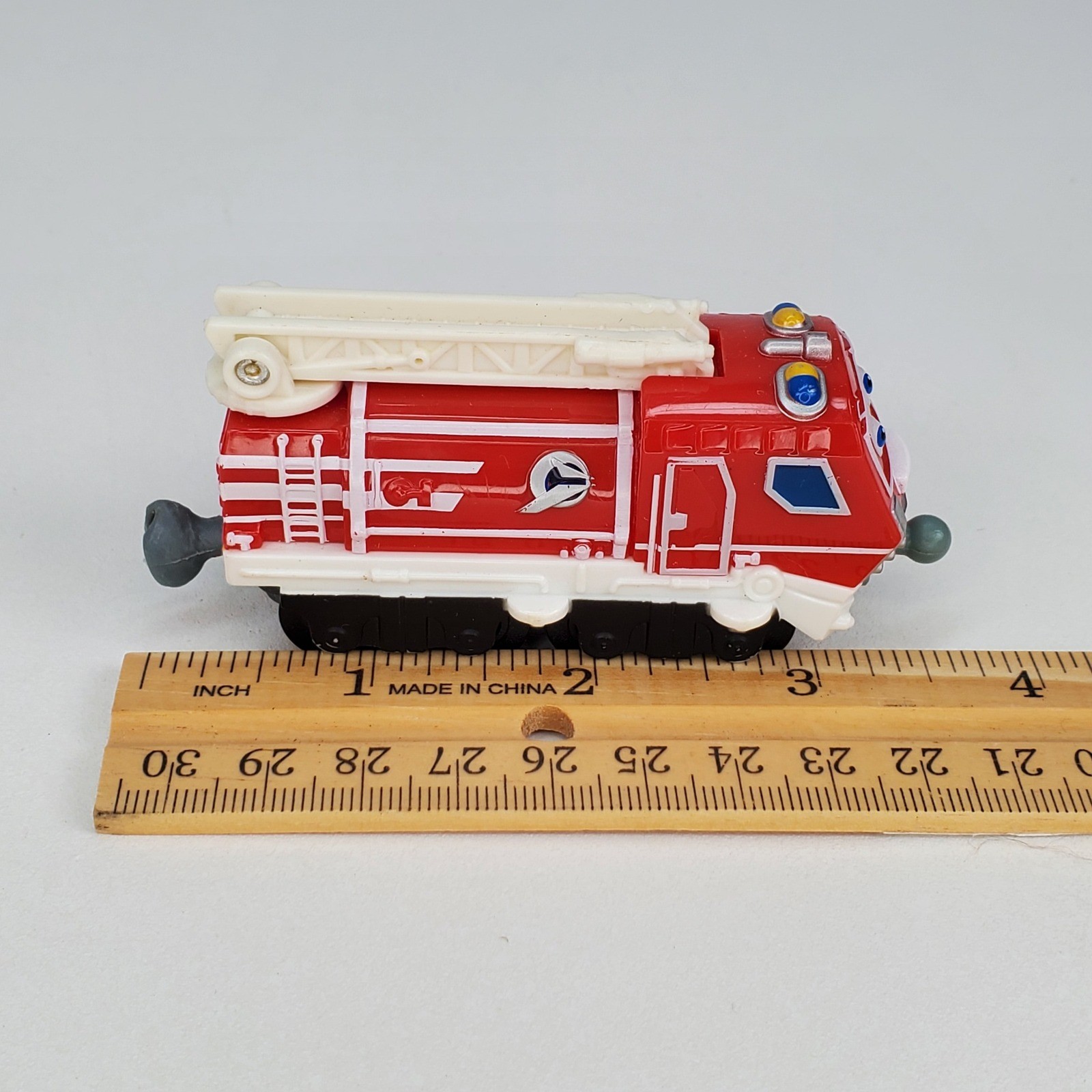 Chuggington StackTrack Asher Fire Car Engine Diecast Toy Train Tomy LC54133 Red