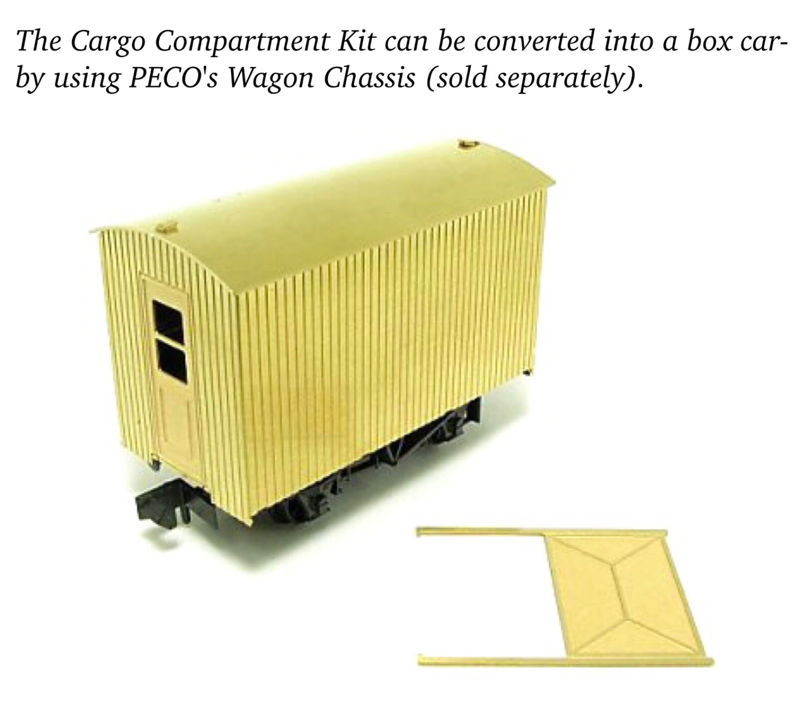 HOn30/HOe Aru-Model Narrow Gauge Pick-Up Diesel Railcar w/Cargo Kit H0e Truck
