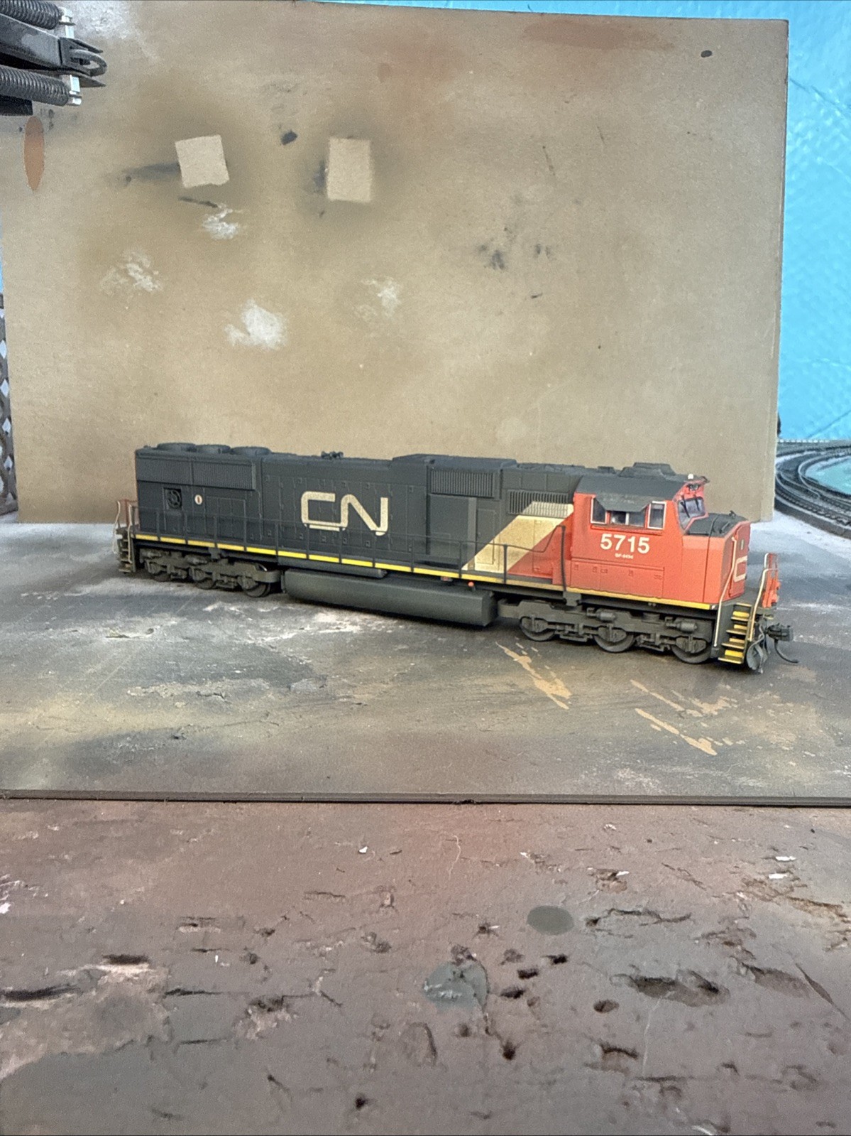 Ho Scale Custom Weathered Walthers CN EMD SD75I DCC Sound With Added Details