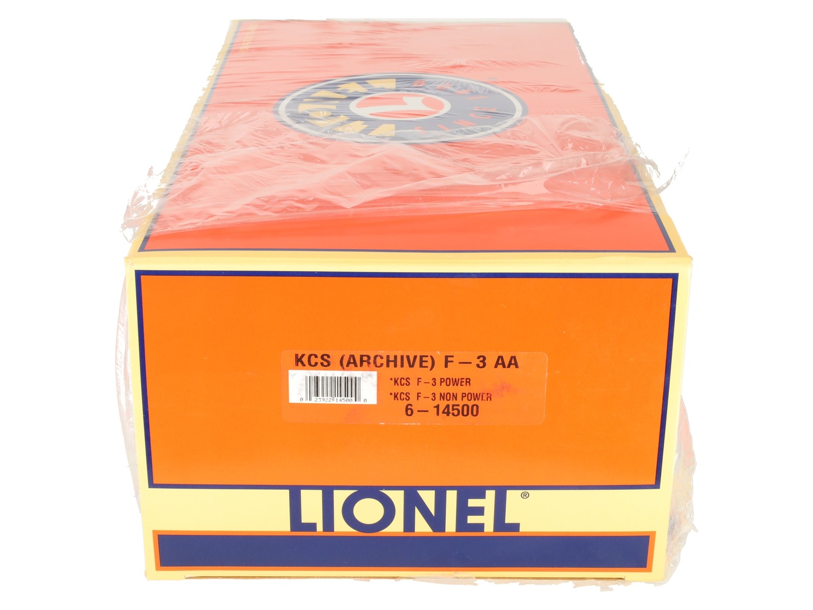 Lionel 6-14500 O Gauge KCS F3 AA Diesel Locomotive Set #2388 with Command EX/Box