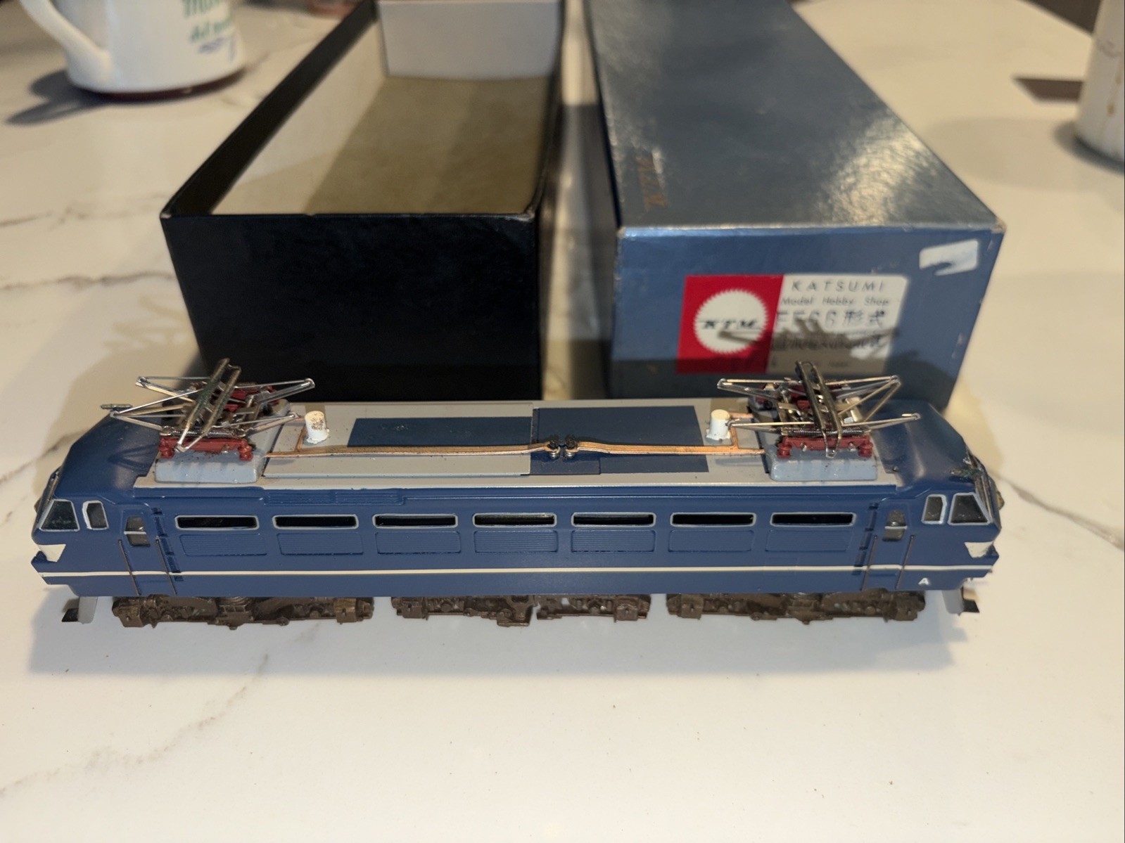 KATSUMI EF66 Electric Locomotive HO Scale brass Model Train EF-66