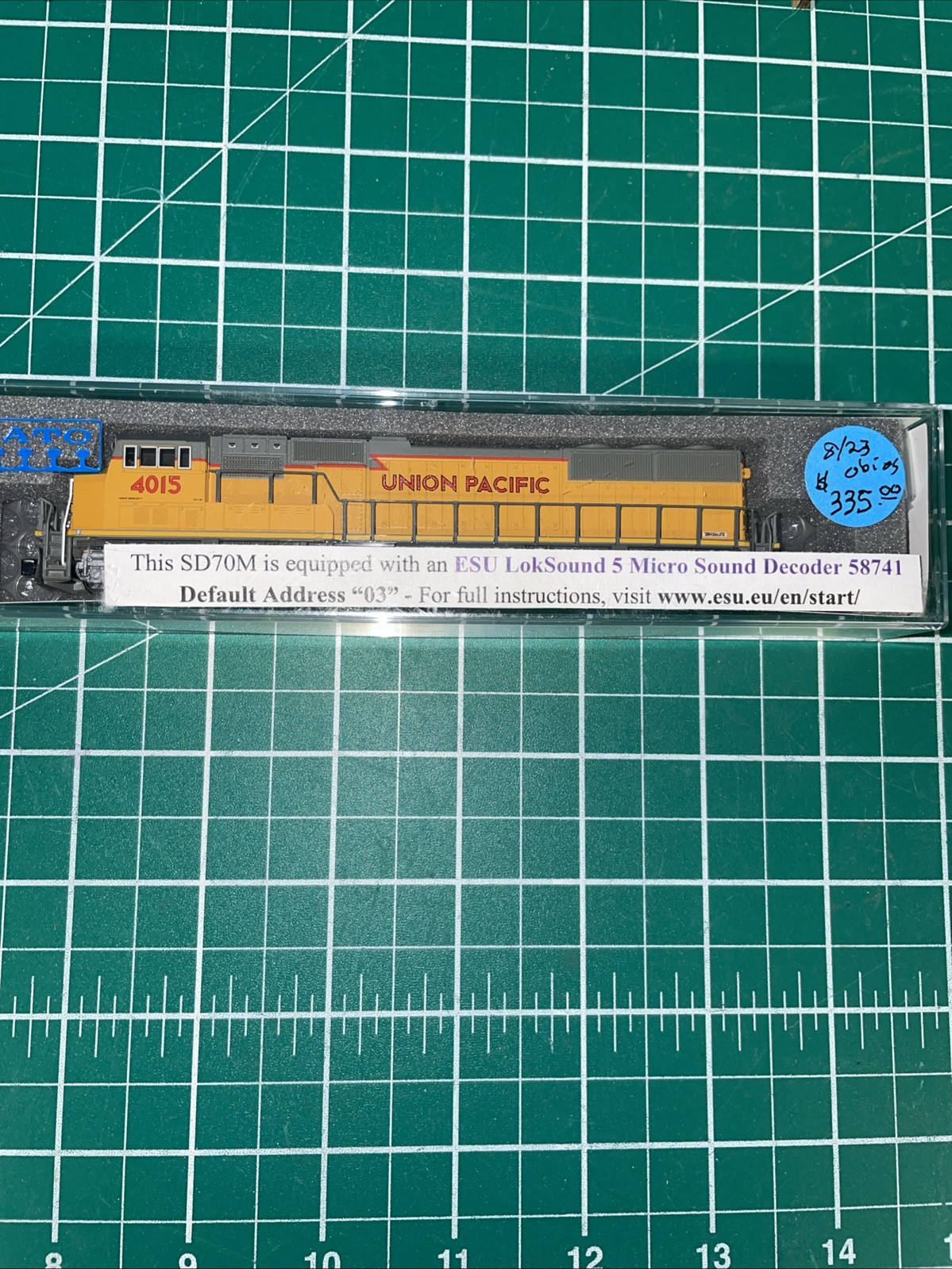 New! N-Scale Kato 176-4015-S EMD SD/70M W/ LokSound UP Excursion #4015 $ 335.00