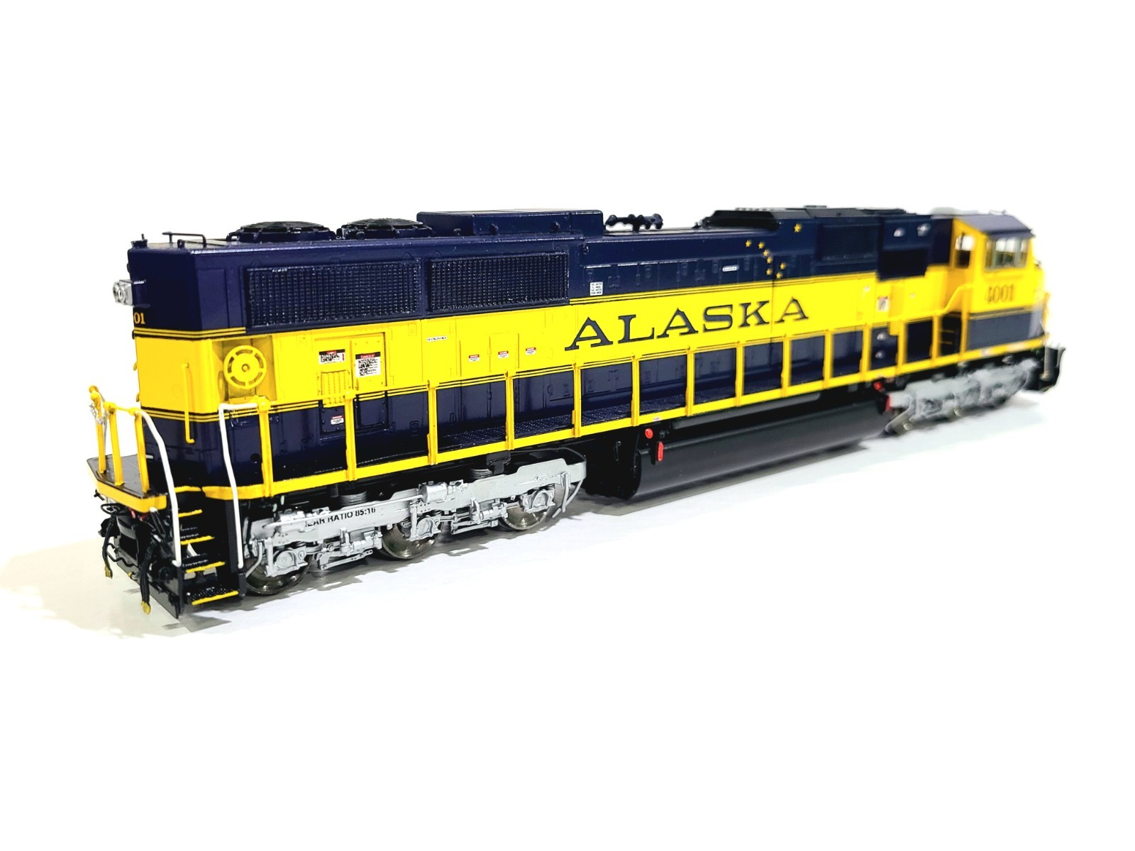 Overland OMI ARR EMD SD70MAC Alaska Railroad #4001 HO Brass Model #6149.1