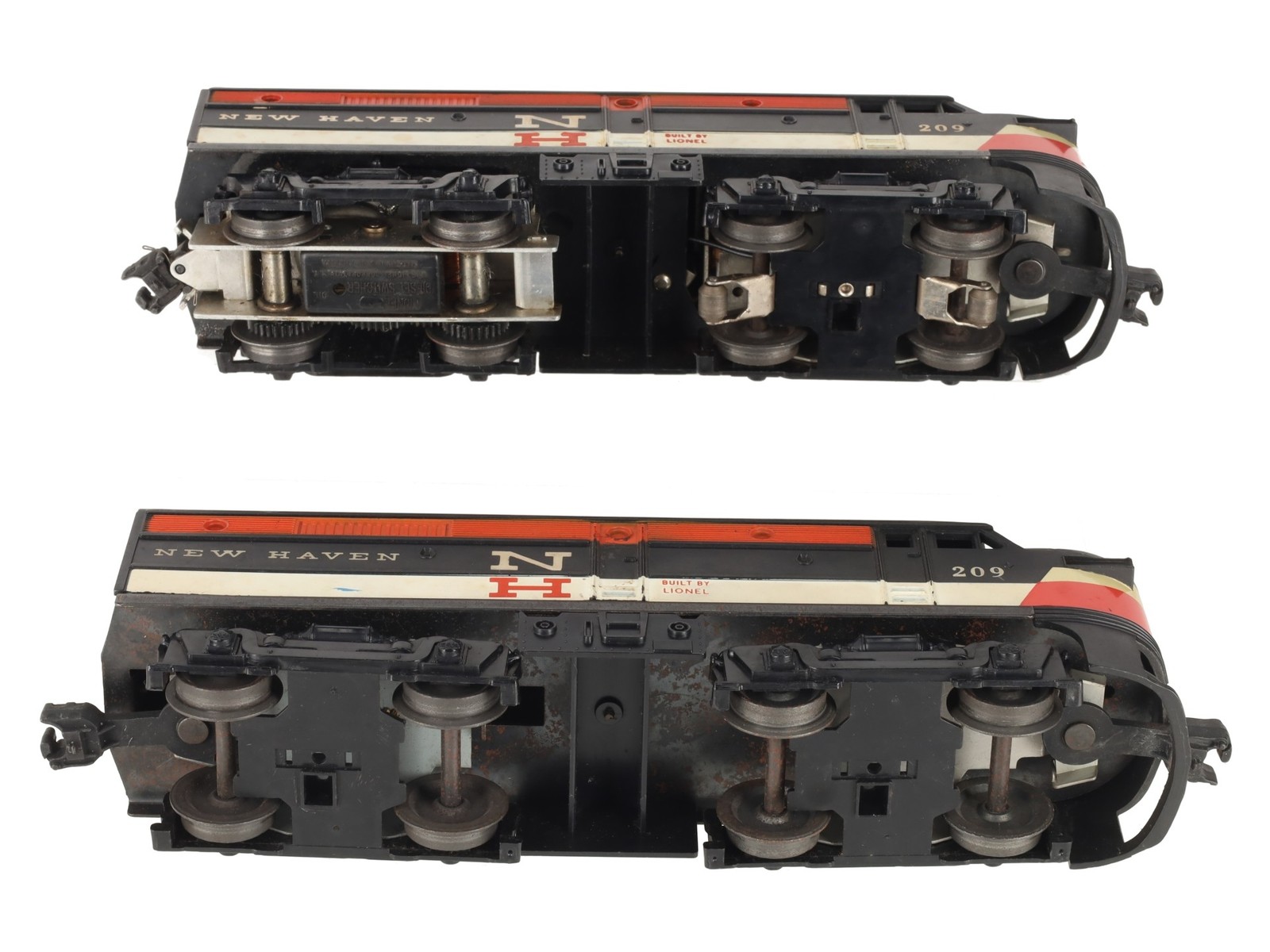 Lionel 209 Vintage O New Haven Alco AA Diesel Locomotive Set
