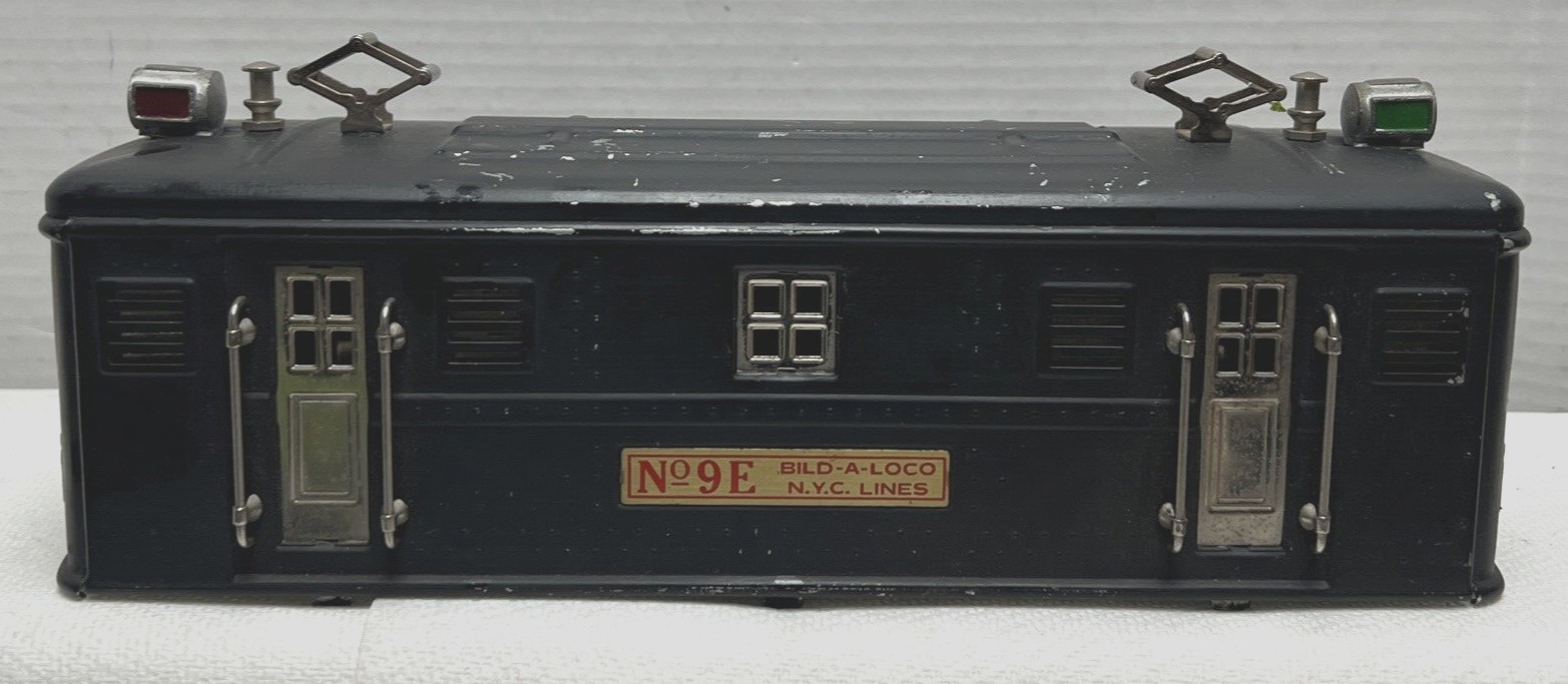 LIONEL,WILLIAMS,MTH STANDARD GAUGE REPAINTED BLACK 9E ELECTRIC LOCOMOTIVE SHELL