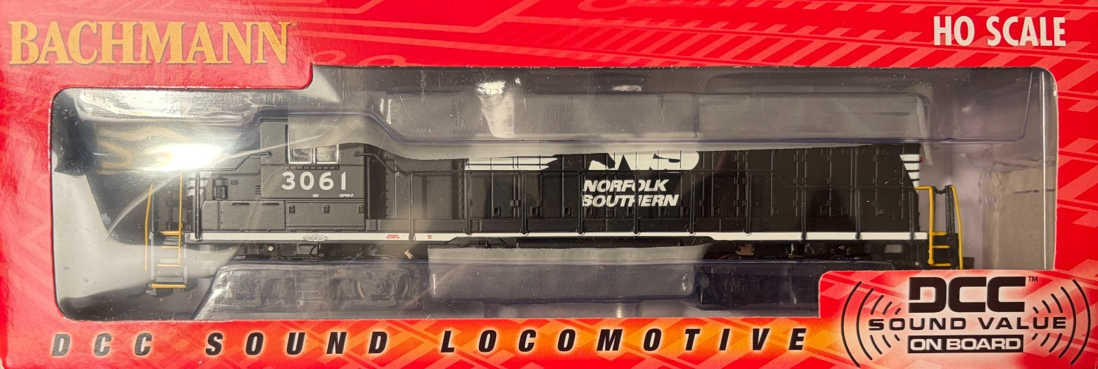 Bachmann Norfolk Southern EMD GP40 #3061 HO DCC Sound Diesel Locomotive – Black