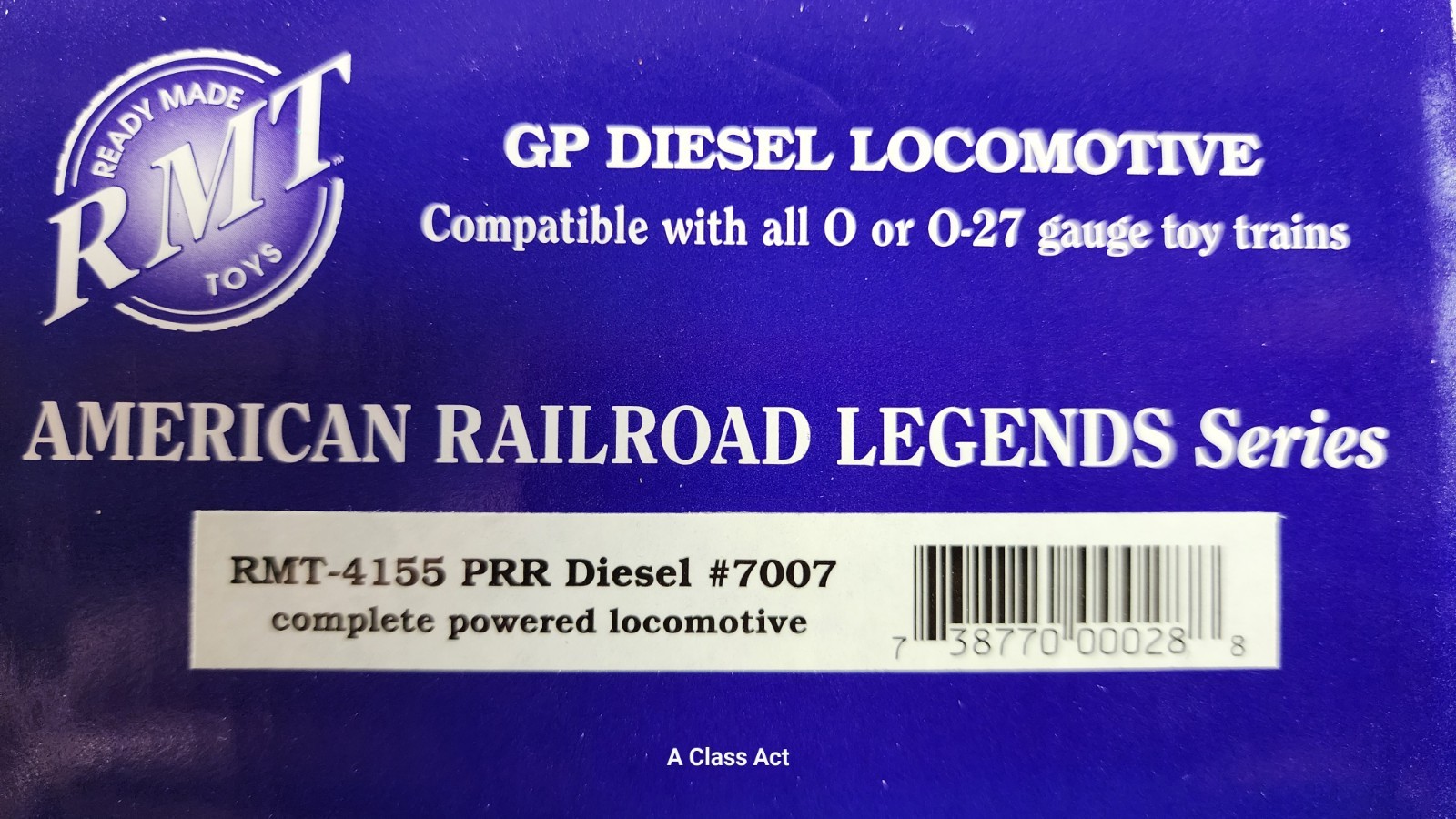 American Railroad Legends RMT-4155 Pennsylvania RR Diesel O Locomotive NEW M54