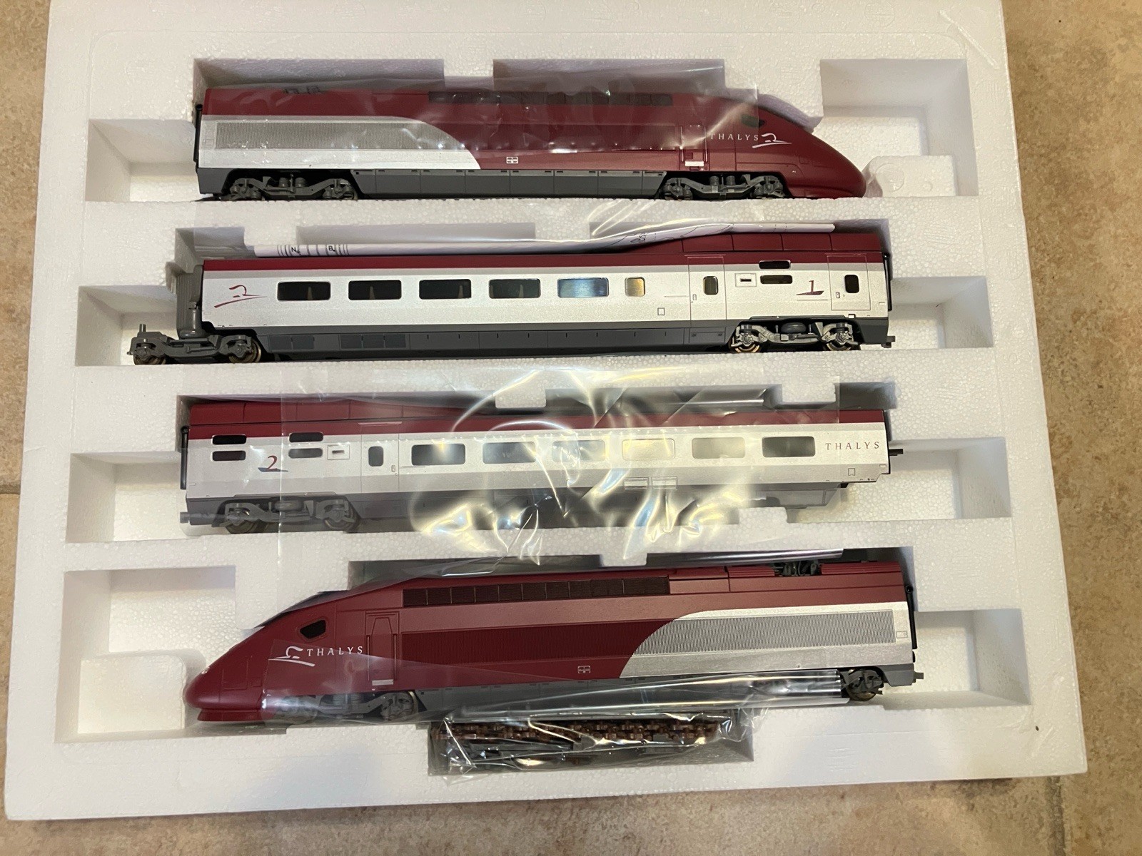 LIMA coffret 4 éléments TGV THALYS PBKA SNCF L149874 NEUF et ( Read )