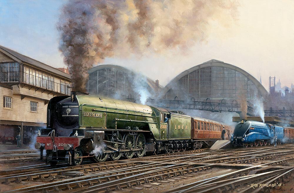 Hornby OO HO British LNER Class P2 “COCK O THE NORTH” 4-8-2 Steam Locomotive MIB