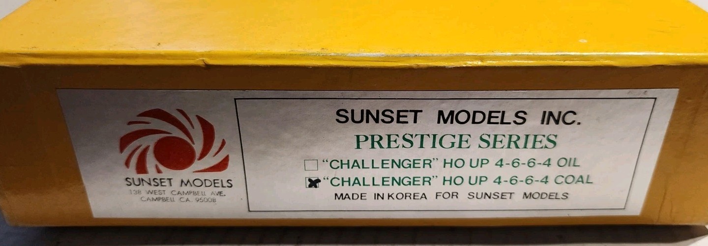 Sunset Models HO Scale Brass 4-6-6-4 Challenger Steam Locomotive UP