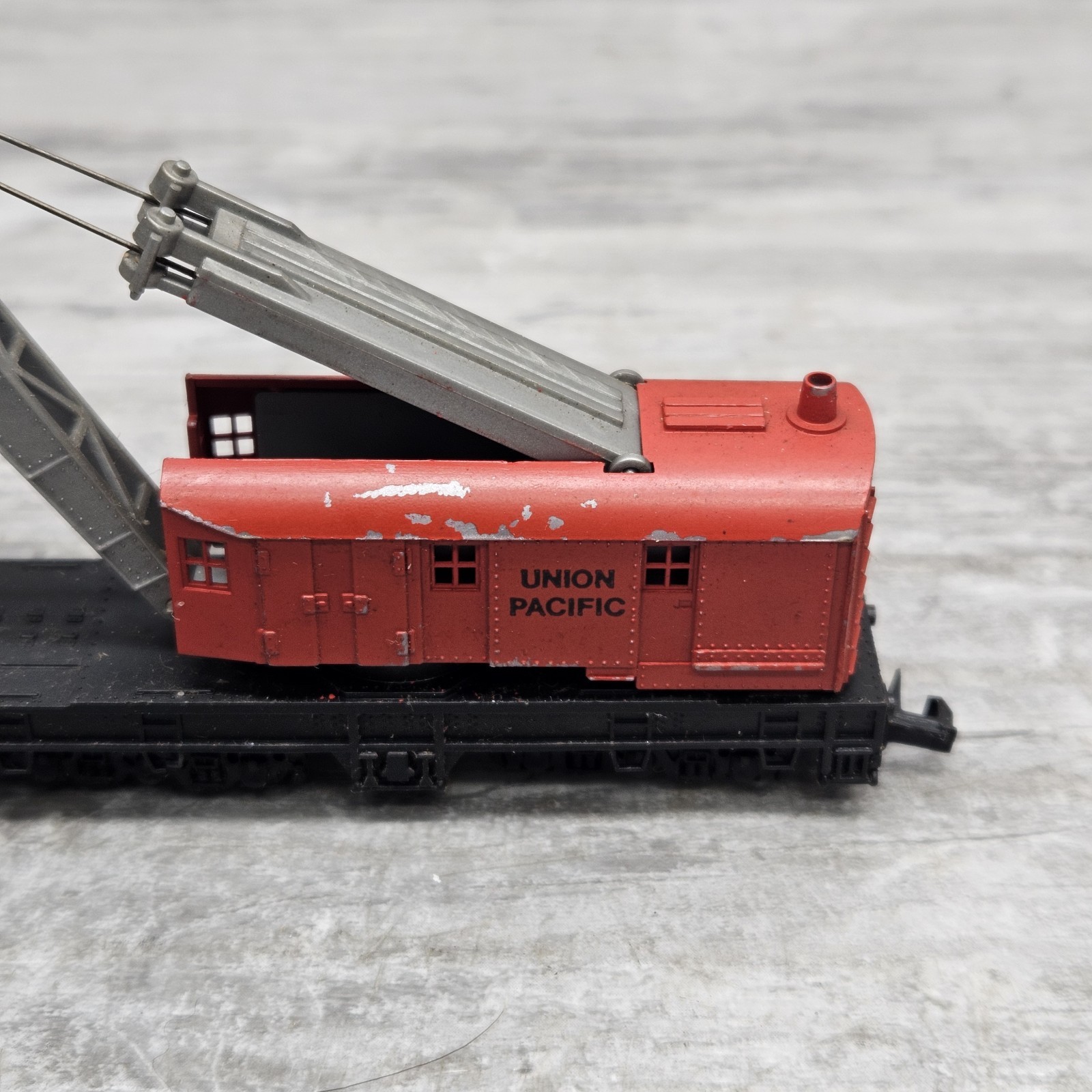 Vintage Arnold Rapido 0471 N Scale Union Pacific Wrecking Crane West Germany