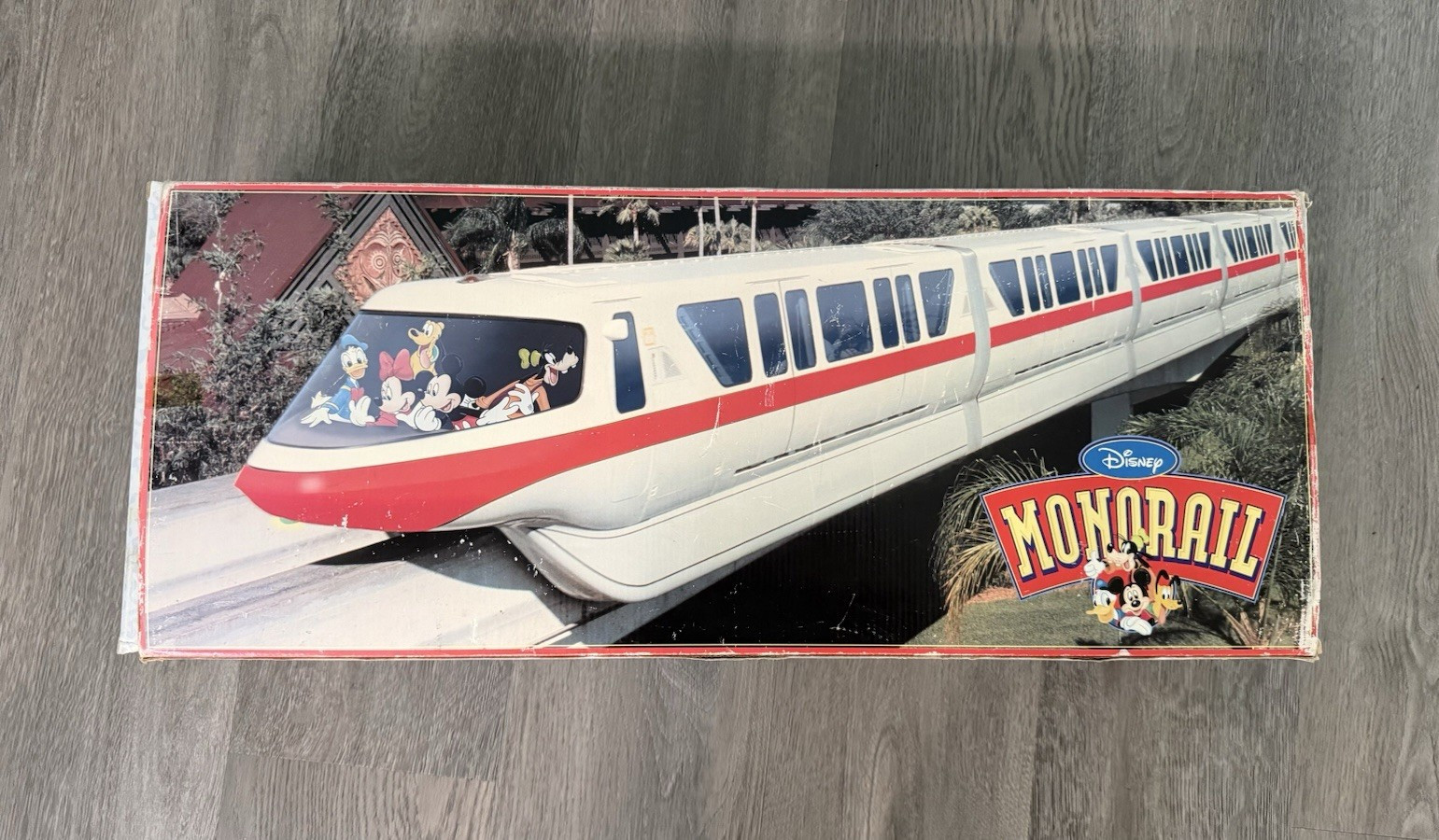 Disney Monorail 5-Car Electric Train Set w/ Oval Track, Sound & Headlights
