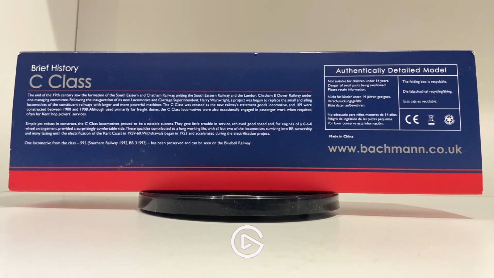 Bachmann Branchline 31-465 Class C 0-6-0 31579 BR Black Late Crest DCC Ready