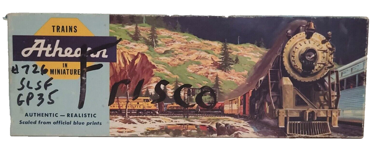 Athearn HO Scale Custom Painted Frisco GP35 #726 DC Powered Used Tested