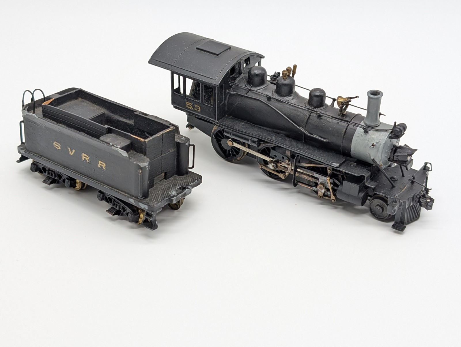 HO SCALE MANTUA 8 BALL 2-6-0 MOGUL CUSTOM DETAIL STEAM LOCOMOTIVE TRAIN