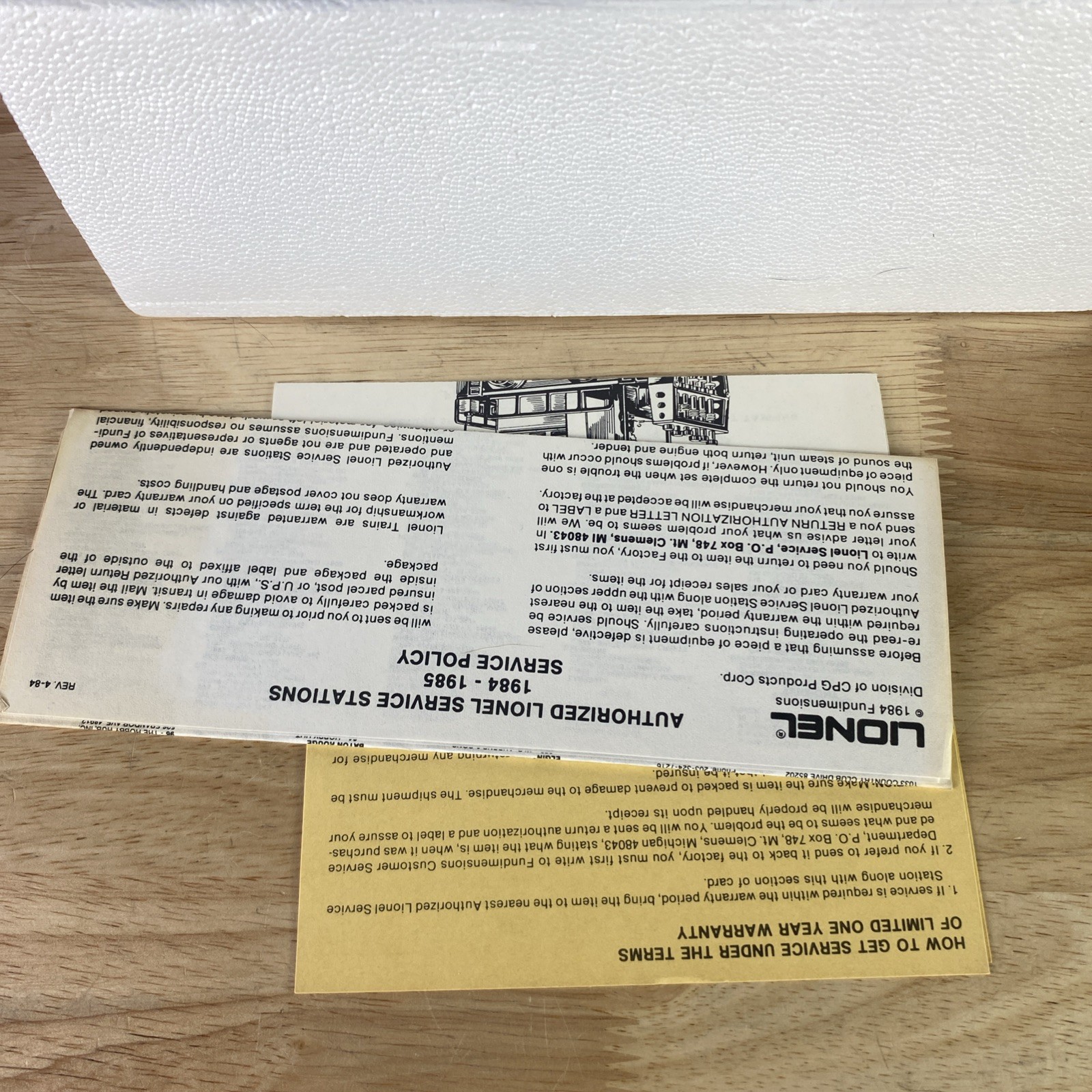 O/O27 Gauge Lionel New York Central Track-Ballast Tamper #6-8578