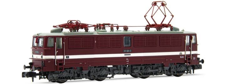Arnold Hn2523d 211 001-3 Dr Red Livery White Band Dcc N Scale 1/160