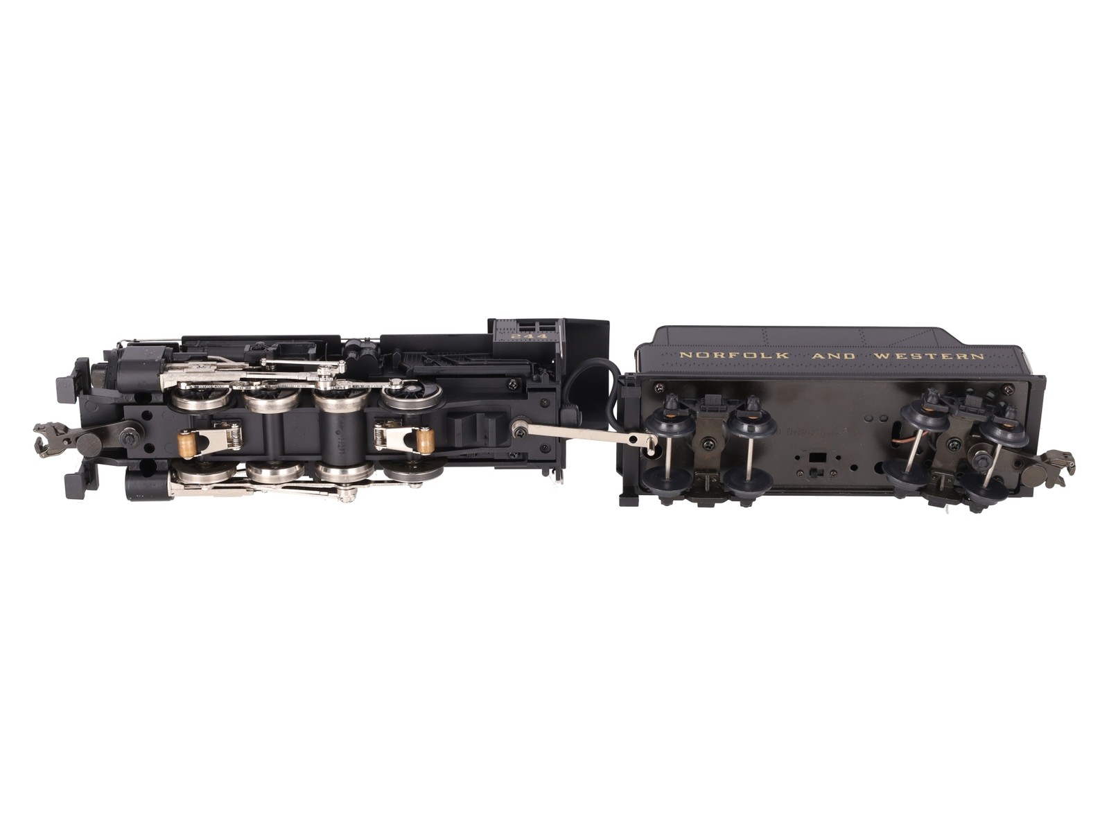 MTH 30-1111 O Gauge N&W 0-8-0 Diecast Steam Switcher #244 EX/Box