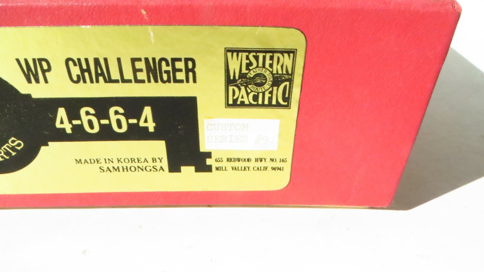 KEY IMPORTS BRASS HO WESTERN PACIFIC CHALLENGER 4-6-6-4 LOCOMOTIVE