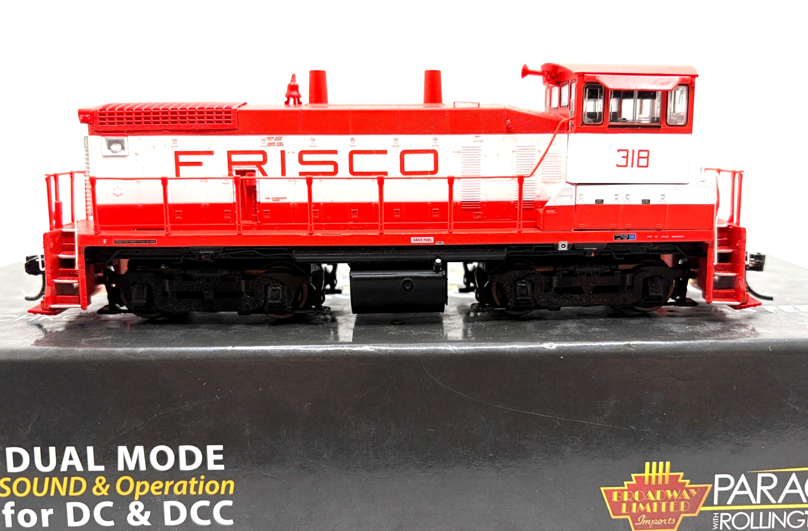 HO BROADWAY LIMITED 5454 EMD SW 1500 FRISCO SLSF # 318 DCC SOUND
