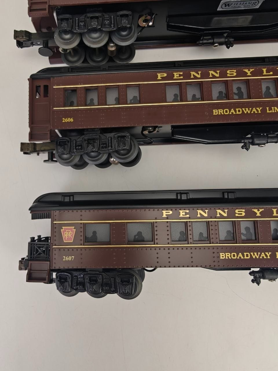Williams Pennsylvania Broadway Limited M1026 60′ Madison 4-Car Set O Scale