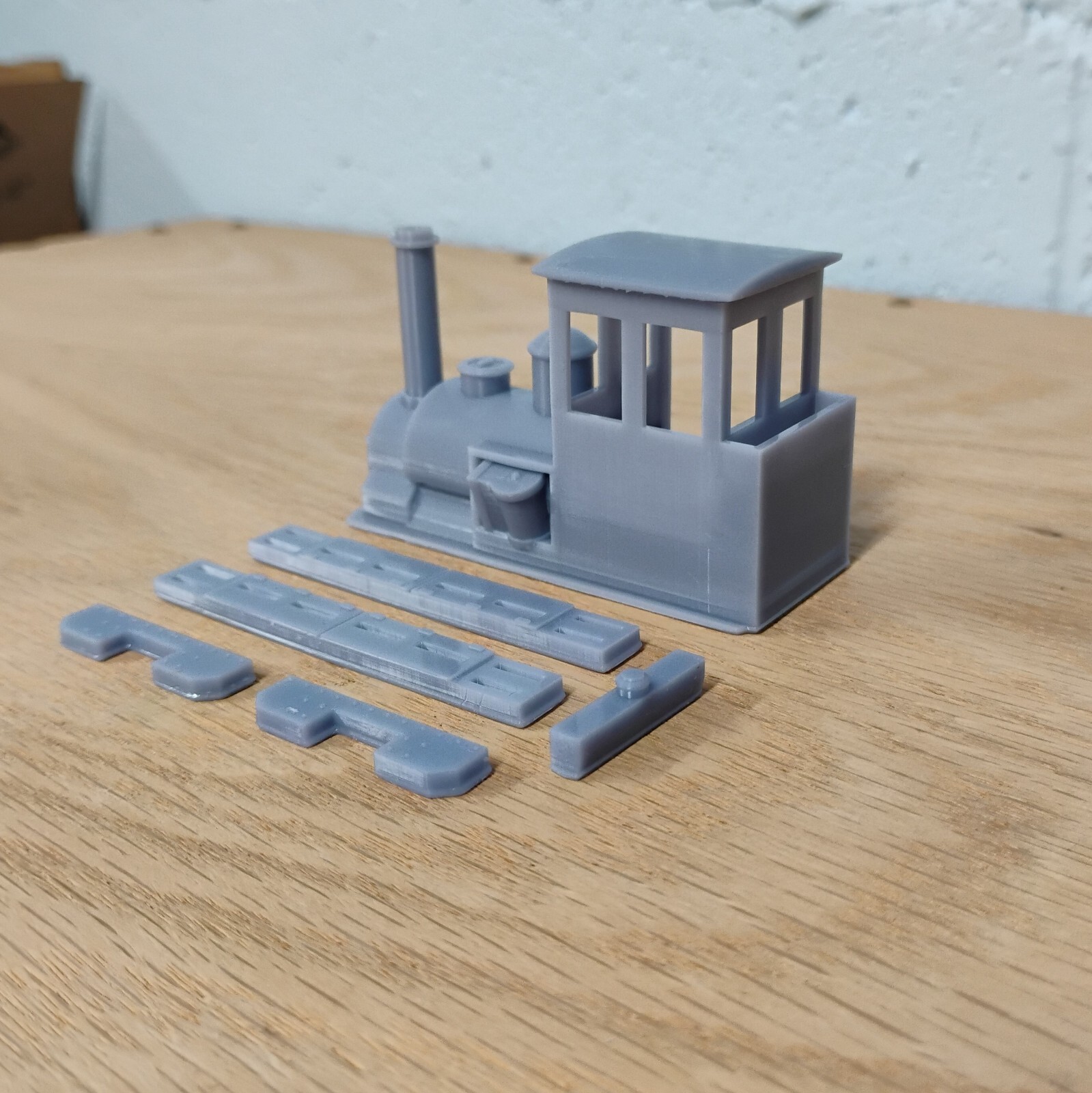 On18 HEISLER LOCO kit #4. For Kato 11-109/11-110 chassis. RESIN 3D print.