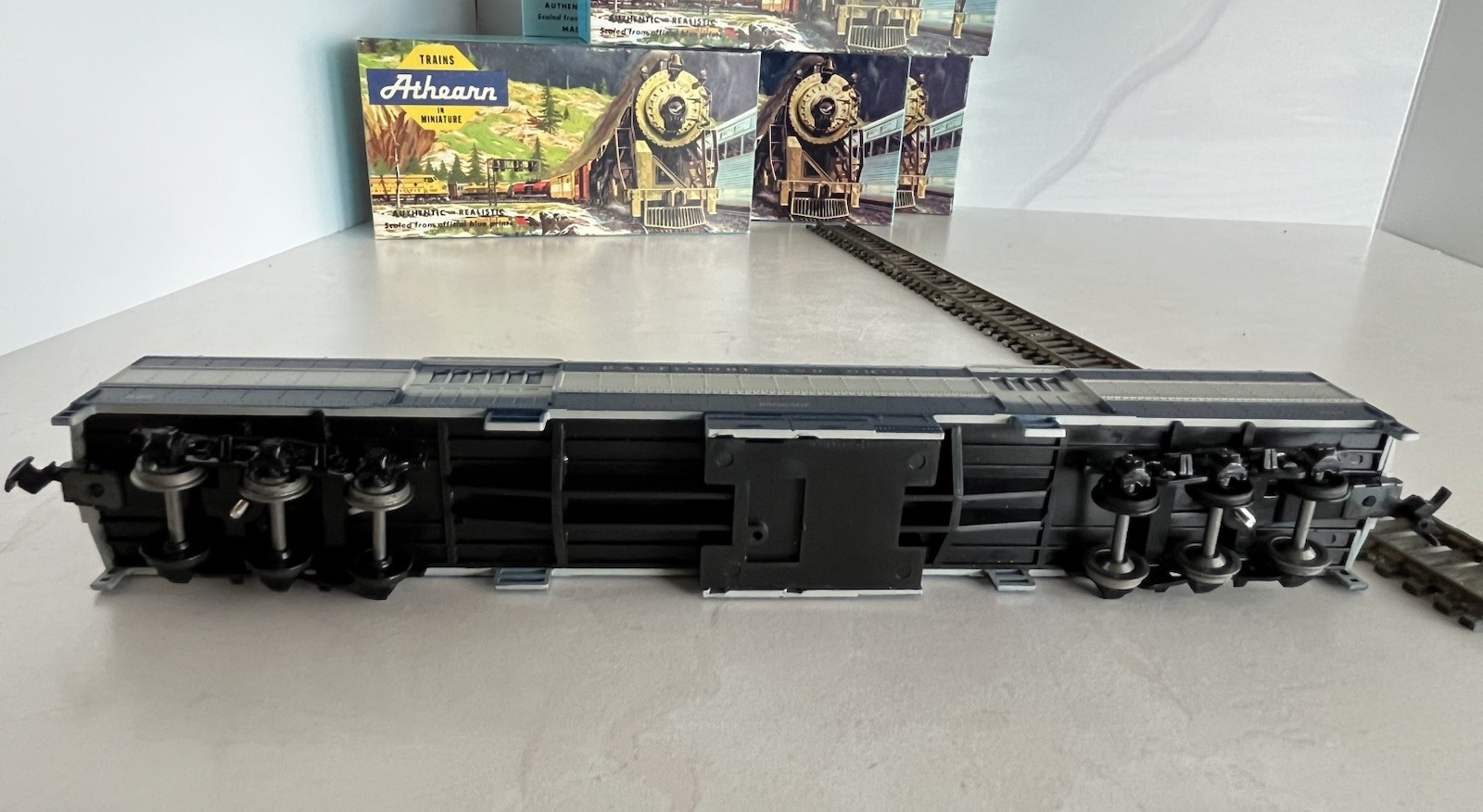 Vintage HO Athearn B&O F7A F7B Passenger Set w/ Cars Blue Box COMPLETE CONSIST