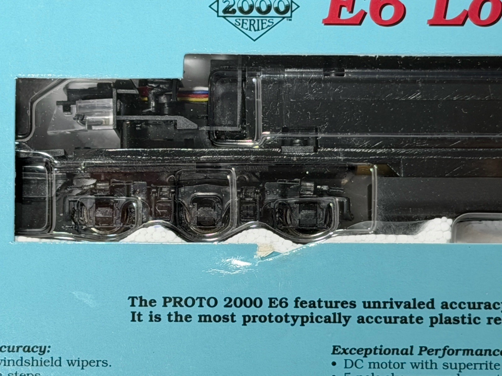 Vintage NOS Proto 2000 E6 Loco Louisville & Nashville #753 Mars HO Unopened NIB