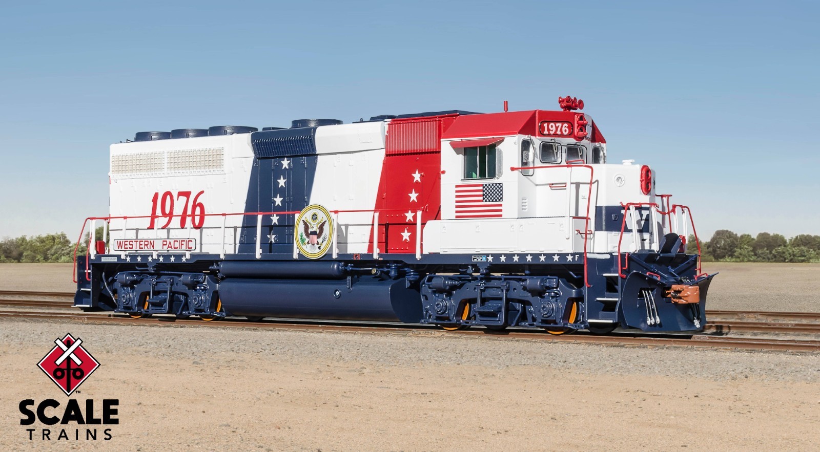 Scaletrains HO Bicentennial WP Western Pacific GP40 #1976 DCC & LokSound NEW