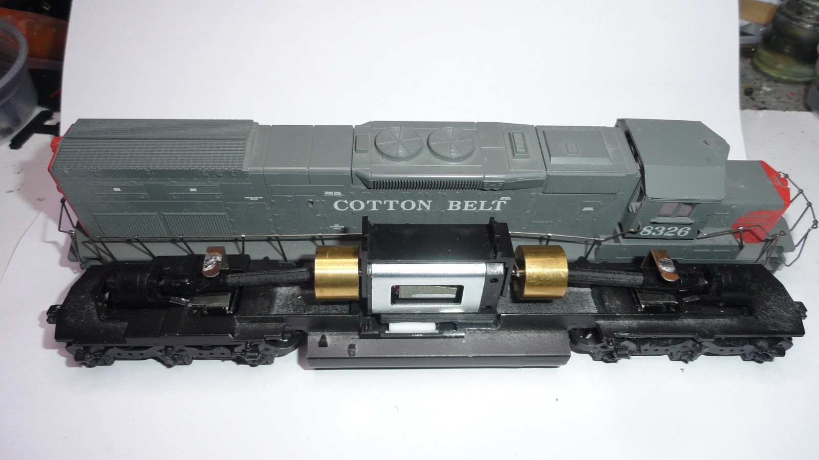 Athearn SD Series RTR/BlueBox, Motor Upgrade to Genesis Motor,3D Motor Mount,Ho