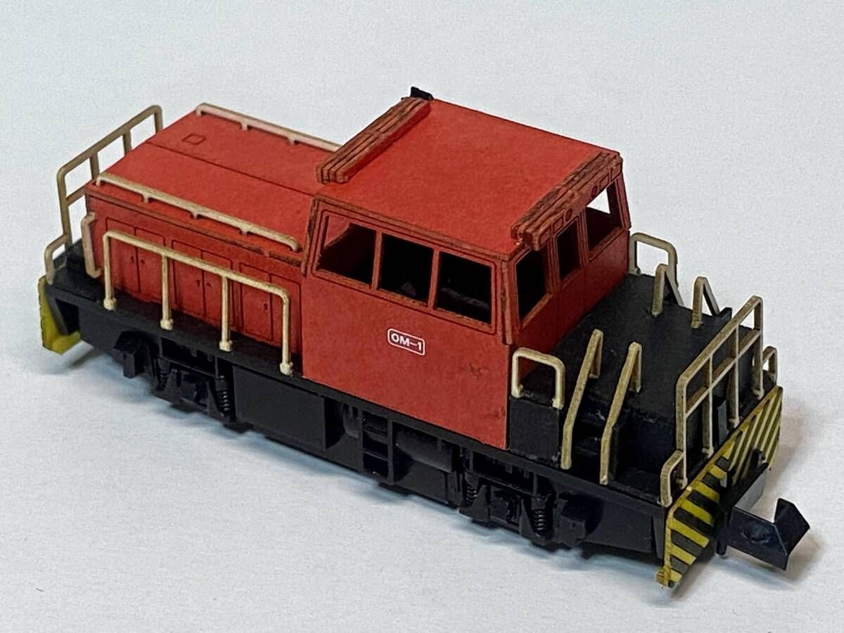 Kiha Kobo B-17 Omiya Switcher Locomotive Color Paper Kit N Gauge 1/150 Switcher