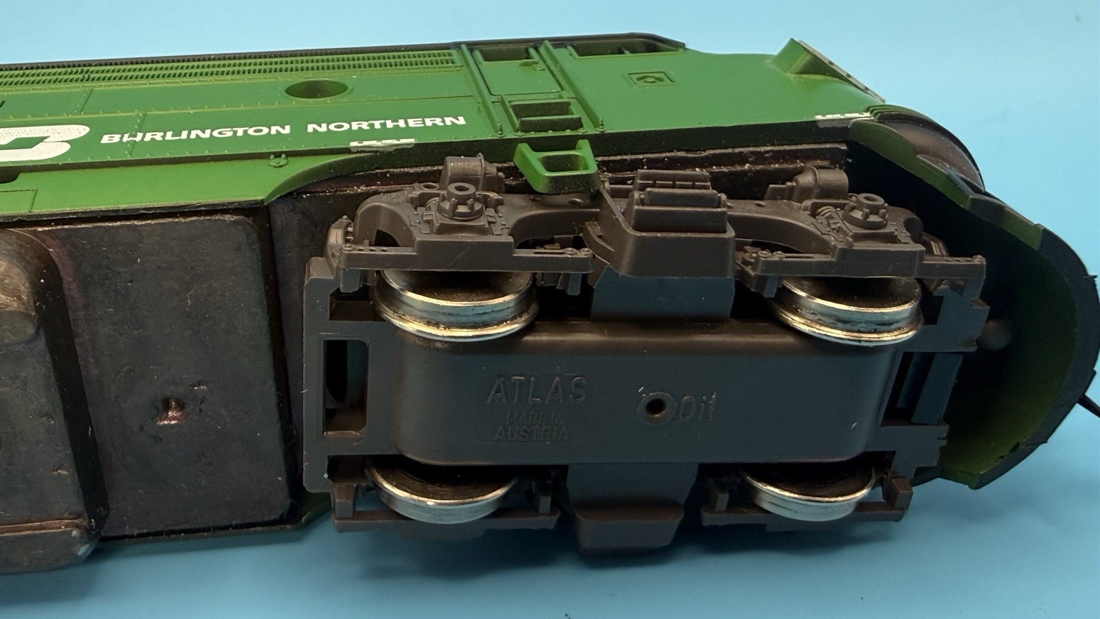 Atlas HO Burlington Northern FP7 9794 Powered Diesel Made in Austria As Is