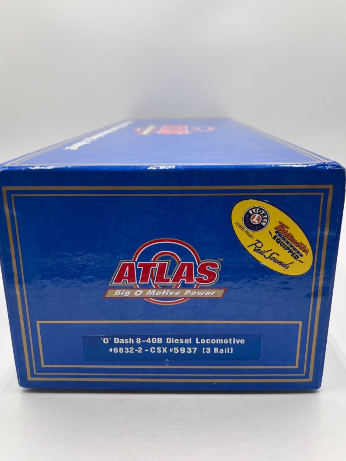 Atlas O 6832-2 CSX 5937 Dash 8-40B Diesel Locomotive TMCC RailSounds 3 Rail