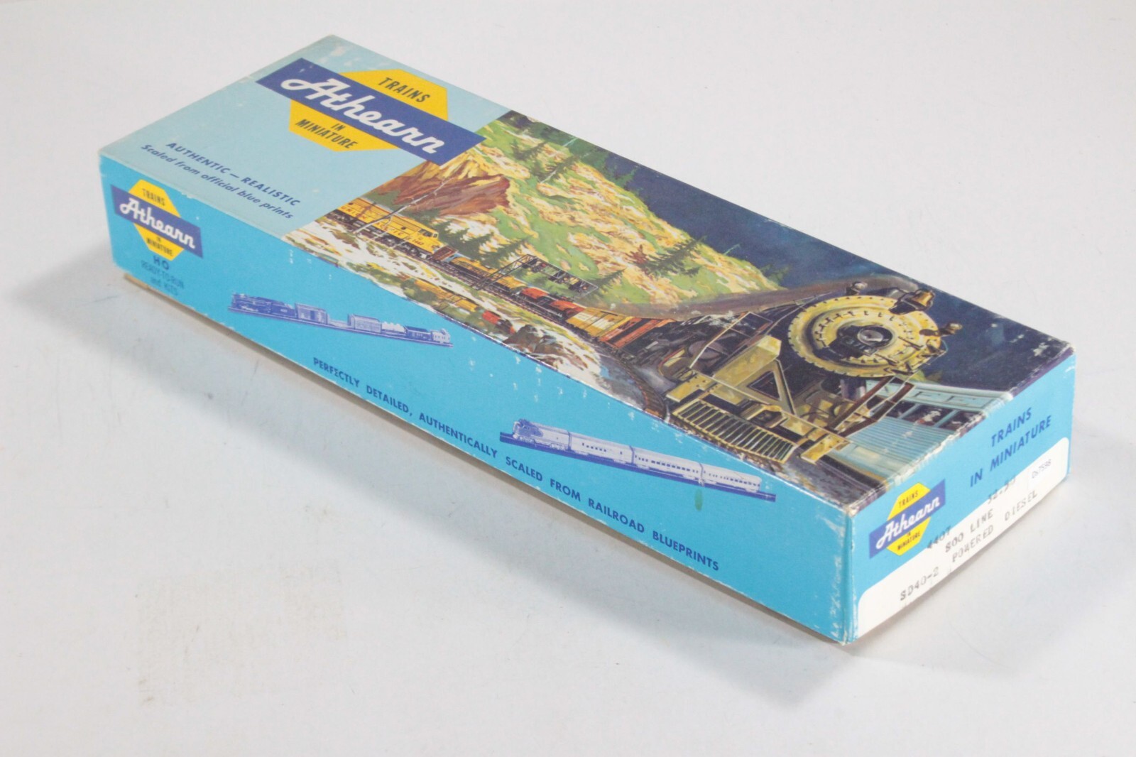 HO Athearn “Blue Box” Soo Line SD40-2 Powered Locomotive All-Whl Pkp Brs Fly New